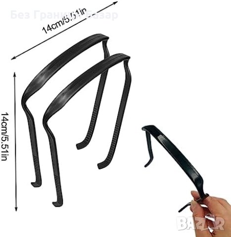 Нов комплект от 2 броя Ленти Квадратни за Къдрава и Гъста Коса, снимка 2 - Други - 43114299