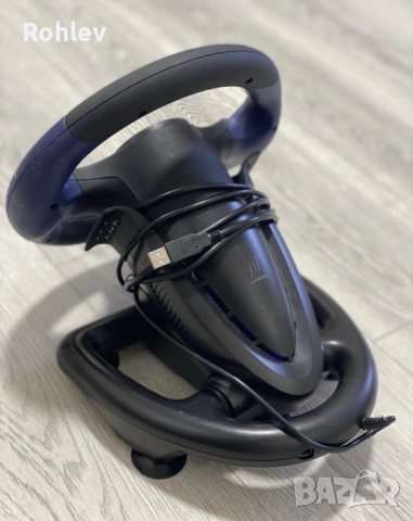 Волан HAMA uRage GripZ 500, Черен/ Син, снимка 4 - Джойстици и геймпадове - 52430865