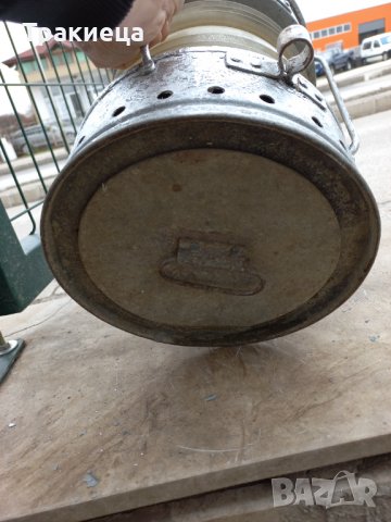 Огромен стар корабен фенер фар, снимка 4 - Антикварни и старинни предмети - 40107639