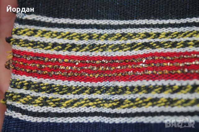 Ленена покривка за миндер, снимка 7 - Антикварни и старинни предмети - 38375814