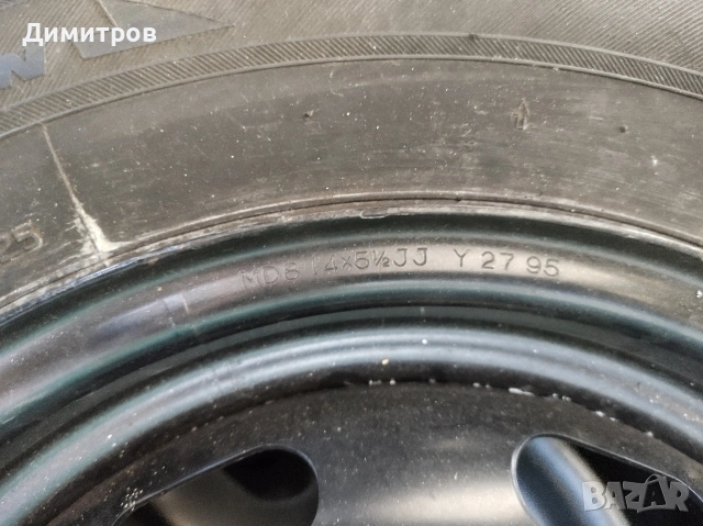 Резервна джанта с гума за японски коли, снимка 3 - Гуми и джанти - 53039375