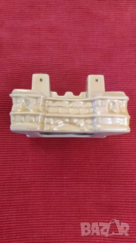 Стар порцеланов пепелник БАБА ВИДА. , снимка 2 - Антикварни и старинни предмети - 40695187