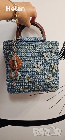 Дамски чанти плетени на една кука, снимка 12 - Чанти - 52060861