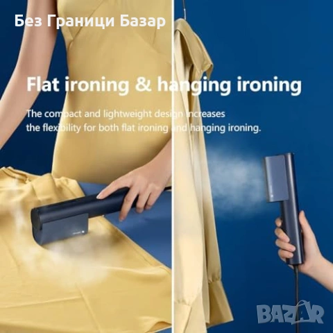 Нова парна ютия за пътуване Nesugar G3 0.34kg 900W компактен параход за дрехи, снимка 3 - Ютии - 53280232