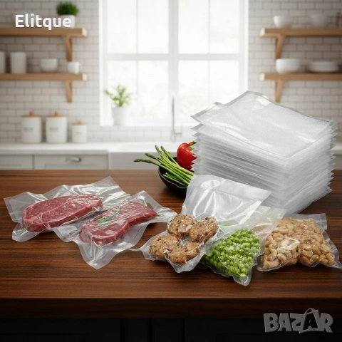 Вакуумни пликове за запечатване на храни – комплект 30 броя в 3 размера, снимка 5 - Други - 53045143