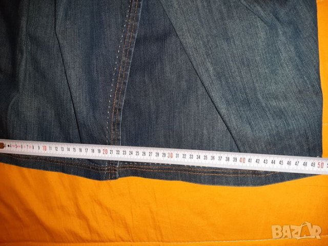 Дънкова пола на Рromod. Уникален модел, снимка 4 - Поли - 27065746