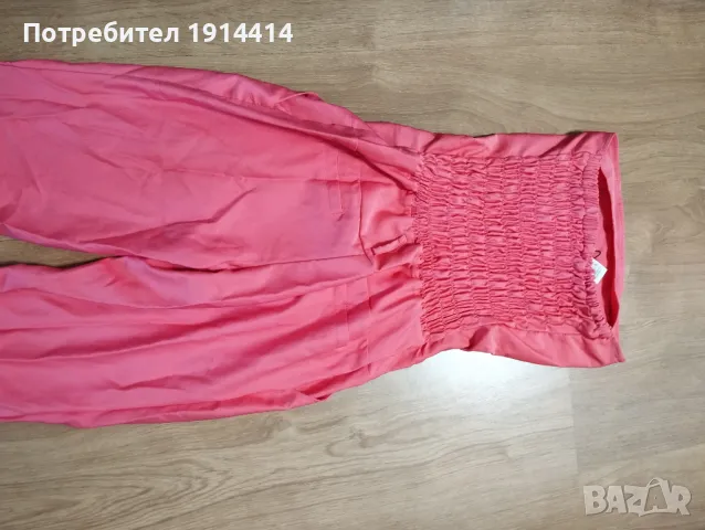 Елегантен дамски гащеризон с красиво цвете на бюста , снимка 7 - Гащеризони - 49752431