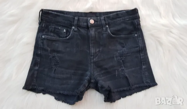 Къси дънкови панталони H&M размер ХS , снимка 12 - Къси панталони и бермуди - 49519551