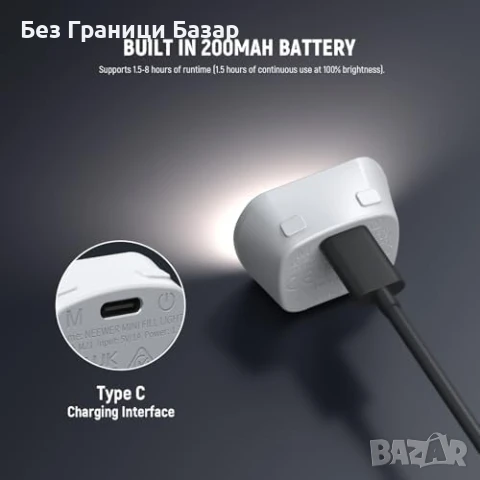 Нова LED Светлина за DJI OSMO Pocket 3 Влог Селфи Стрийминг Видео влог, снимка 8 - Чанти, стативи, аксесоари - 50467076