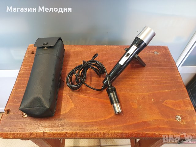 Dynamisches Mikrofon DM-85 С оригинално калъфче. В отлично техническо и визуално състояние., снимка 1 - Микрофони - 43397220