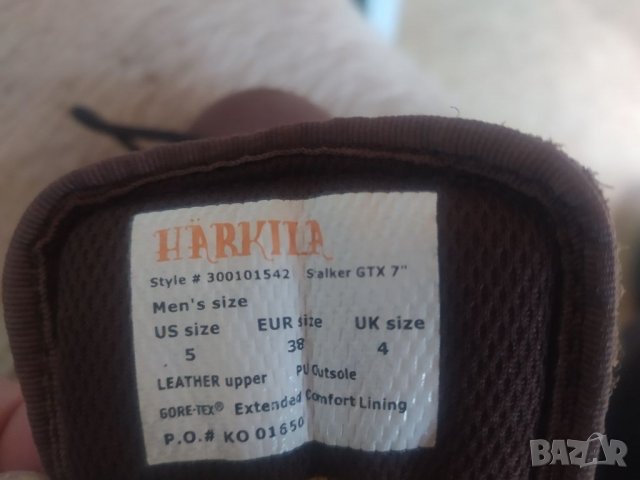 Harkila Stalker GTX 7 Gore Tex туристически обувки номер 37,38 , снимка 7 - Дамски боти - 35368836