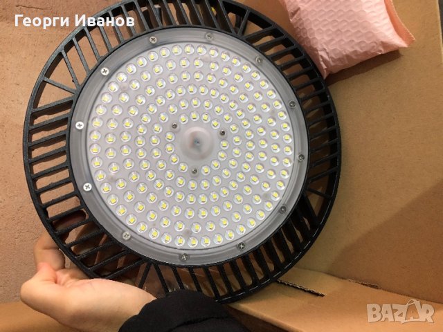 Индустриален LED прожектор UFO Warehouses 150W Студена светлина  LED 15000LM, снимка 6 - Други - 40373761