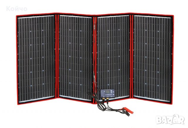 300 W сгъваем, гъвкав монокристален панел с контролер, снимка 2 - Къмпинг осветление - 32576950