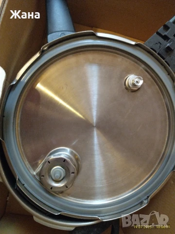 Тенджера под налягане 6л, снимка 3 - Съдове за готвене - 51076125