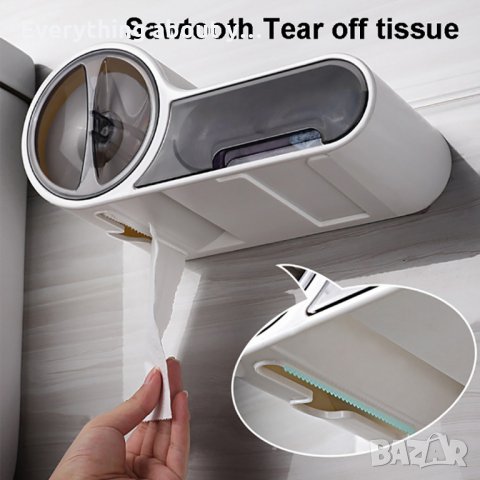 Диспенсър за тоалетна хартия с чекмедже, снимка 4 - Други стоки за дома - 34615749