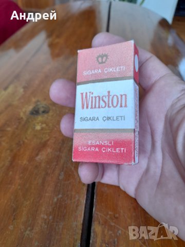 Стара цигарена дъвка,дъвки Winston, снимка 4 - Други ценни предмети - 33048950
