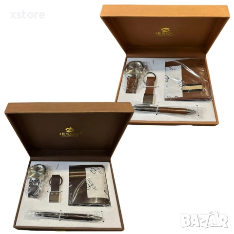 Елегантен подаръчен комплект за мъже 4 в 1, снимка 7 - Подаръци за мъже - 52793615