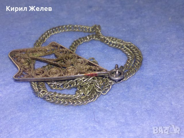 СТАРИНЕН СРЕБЪРЕН МЕДАЛЬОН ФИЛИГРАННО СРЕБРО ВИСОКА ПРОБА с НОВА ВЕРИЖКА от Неръждаема СТОМАНА 34411, снимка 12 - Антикварни и старинни предмети - 39677504