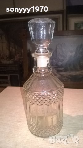 стъклено шише за уиски или др-25х10см, снимка 8 - Колекции - 27501325