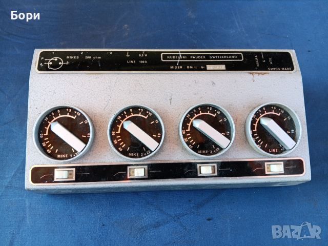 NAGRA - BM II  Mixer 1960г  Switzerland, снимка 6 - Слушалки и портативни колонки - 44926921