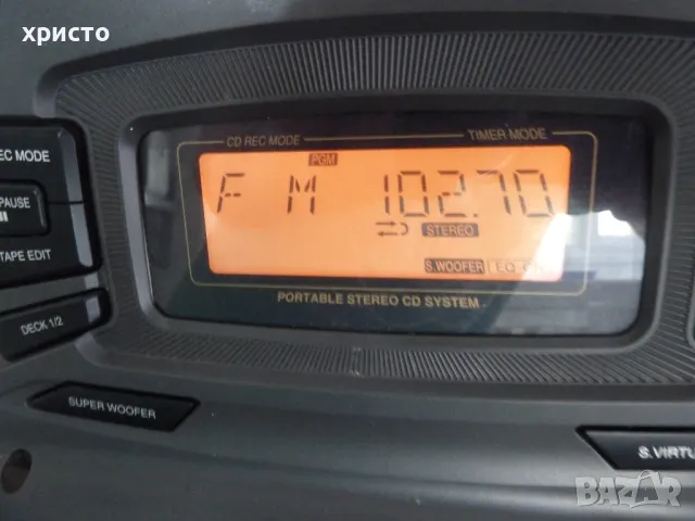 радиокасетофон с диск Panasonic RX-ED707, снимка 4 - Радиокасетофони, транзистори - 50007385