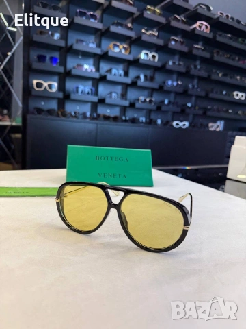 очила с черен обикновен калъф и ув защита bottega veneta , снимка 2 - Слънчеви и диоптрични очила - 53289065