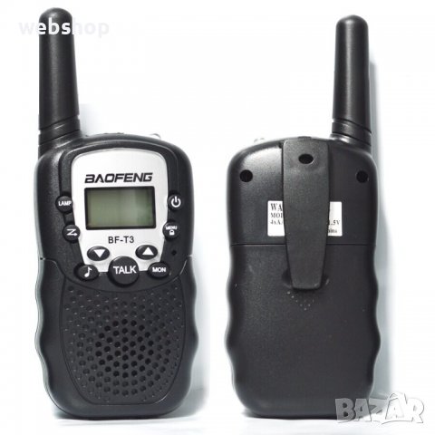 Радиостанция Уоки Токи Baofeng T3 – Комплект от 2 броя, снимка 4 - Екипировка - 38860037