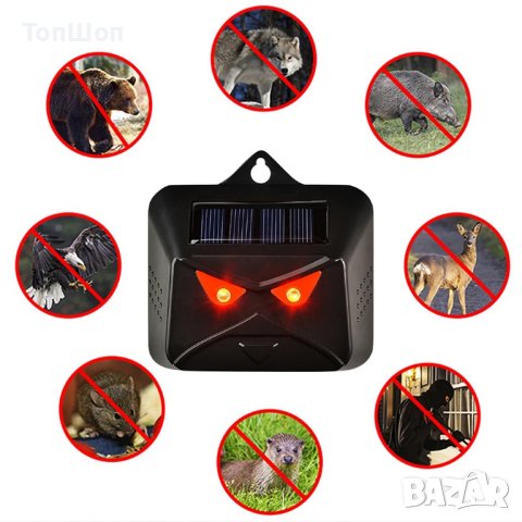 Уред против градински вредители - Соларен LED, снимка 2 - Градинска техника - 44050368