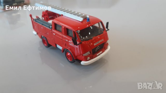 Модели на пожарни автомобили Citroen 350 и Druville мащаб 1:50 и 1:57