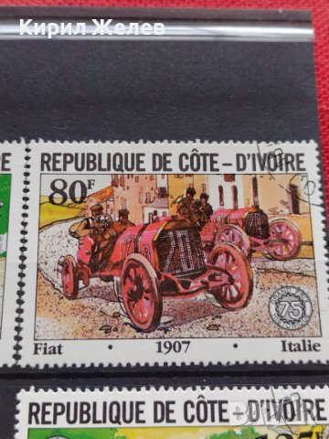 Пощенски марки чиста комплектна серия Ретро спортни коли Кот Ди Воар - 22529, снимка 5 - Филателия - 36654200