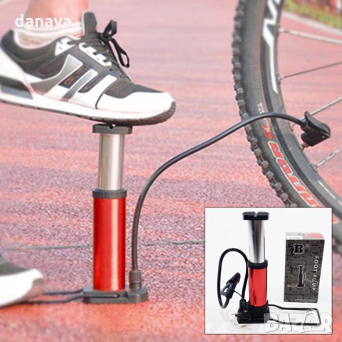 1431 Крачна помпа за надуване на велосипедни гуми и спортни топки