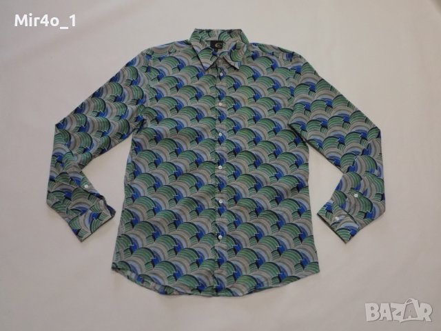риза just cavalli тениска блуза потник горнище фанела оригинал мъжка L, снимка 1 - Ризи - 43317302