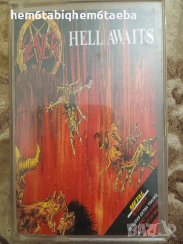 Рядка касетка - SLAYER - Hell Awaits + 2 Bonus Track, снимка 1