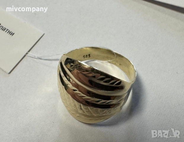Златен пръстен 2.26гр., снимка 5 - Пръстени - 52801586