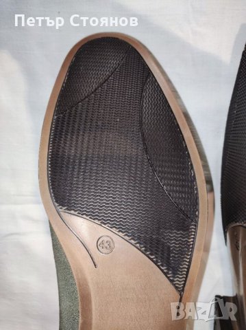 Стилни и италиански обувки от естествен велур Roberto Renzo №43, снимка 11 - Официални обувки - 35508465