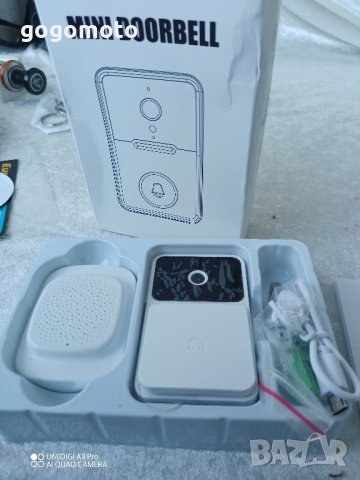 шпионка, камера 📷, видео звънец БЕЗЖИЧЕН ЗВЪНЕЦ с КАМЕРА Аудио+Видео звънец за врата домофон WI FI, снимка 3 - IP камери - 43023643