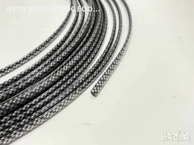 Декоративна Карбонова Лайсна за врата- 12 метра.