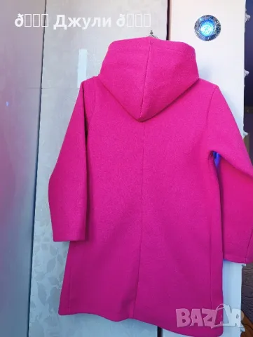 Модно дамско палто в цвят Фуксия 🩷, снимка 5 - Палта, манта - 48847547