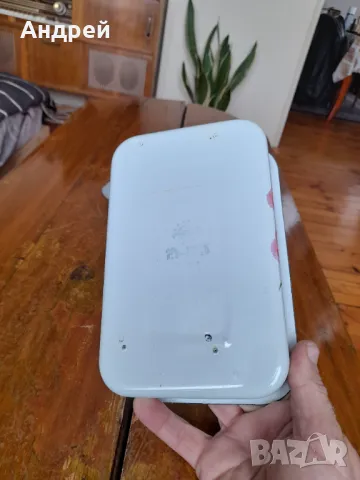 Стара емайлирана кутия за храна #4, снимка 4 - Други ценни предмети - 48716264