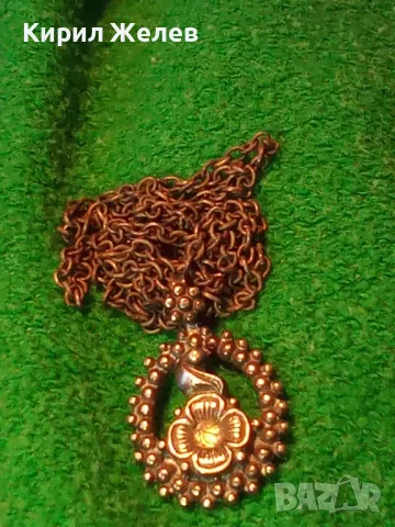 СТАР ФЛОРАЛЕН СРЕБЪРЕН МЕДАЛЬОН ОКСИДИРАНО СРЕБРО ВИСОКА ПРОБА с ПЕЧАТ МК8 и СРЕБЪРНА ВЕРИЖКА 48962, снимка 16 - Антикварни и старинни предмети - 50072885