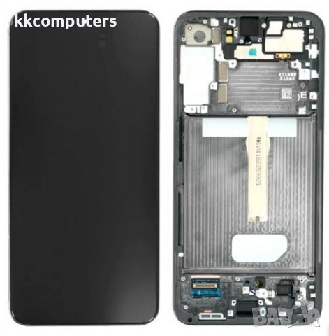 LCD Дисплей за Samsung SM-G906F S22 Plus / GH82-27500A / 27501A / Тъч скрийн + рамка / Черен / Ориги
