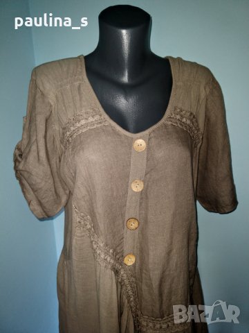 Дизайнерска туника - Italy / голям размер , снимка 5 - Туники - 14388188