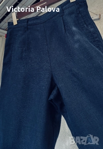 Ултра модерен ленен панталон JACKPOT BY CARLI GRY, снимка 5 - Панталони - 52085720