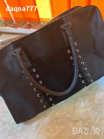 Голяма кожена дамска чанта Англия  Primark