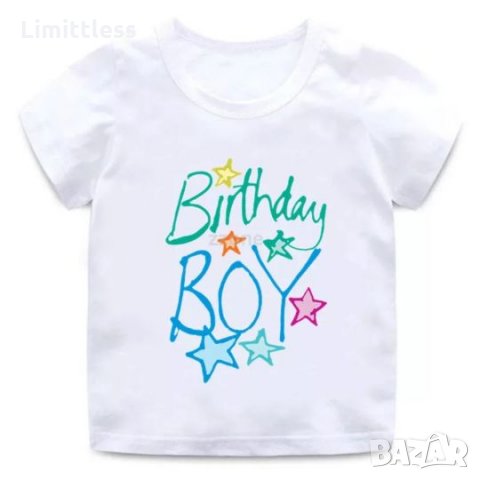 Детски тениски с цифра за рожден ден , снимка 8 - Детски тениски и потници - 26346575