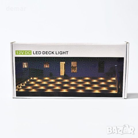 LED декинг лампи RGB WIFI Многоцветени, IP67, Ø31MM 12V, 10 броя, снимка 10 - Лед осветление - 43987781