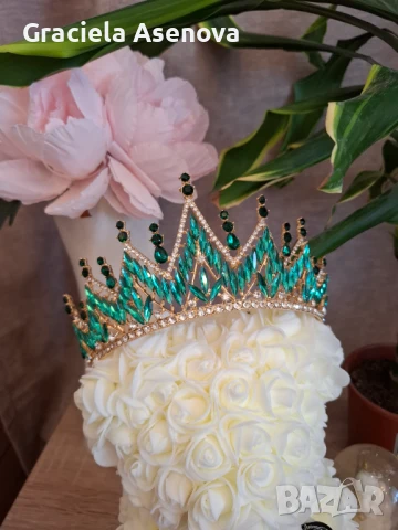 Сватбени Корони- Тиари , снимка 10 - Аксесоари за коса - 51185121