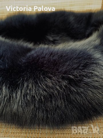 Яка и наръкавници от полярна лисица/естествен косъм, снимка 10 - Палта, манта - 38966210