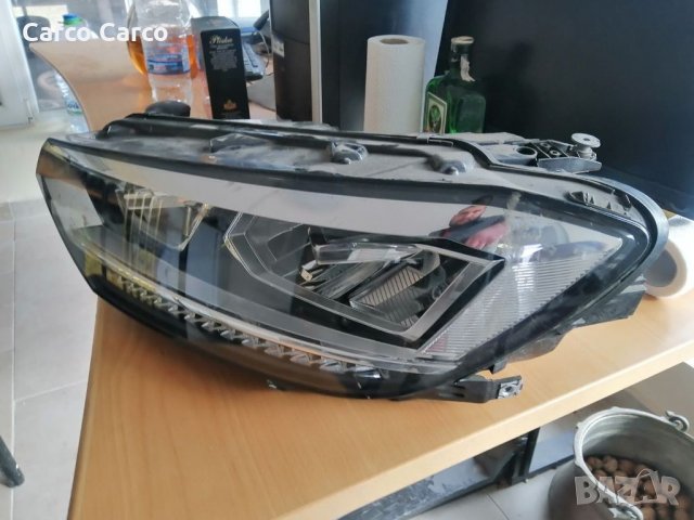 Десен и ляв фар Full Led за Vw Touran 5T original 2016-2018год. Фолксваген Туаран фул лед с оригинал, снимка 8 - Части - 35459791