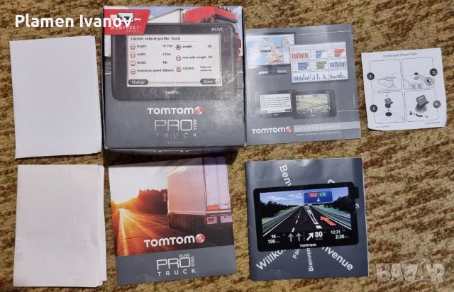 TomTom Professional 5150 Truck Live Europe 45 Countries Live Traffic, снимка 13 - TOMTOM - 36960988